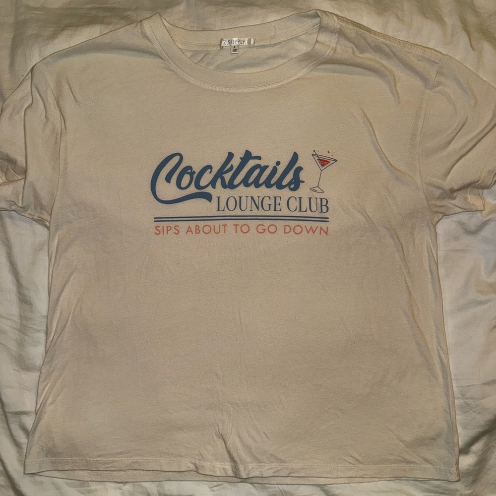 Cocktails z-supply tee